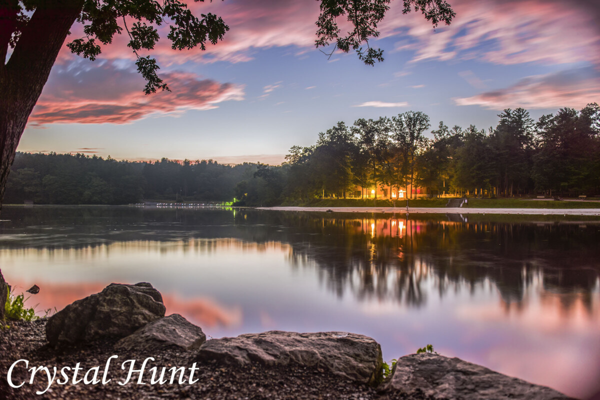 Sunset at Laurel Lake