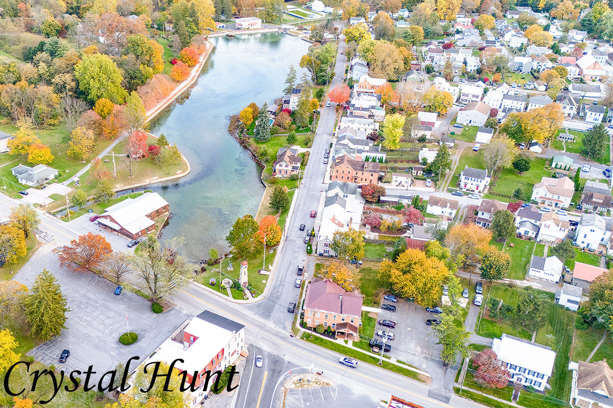 Boiling Springs from Above