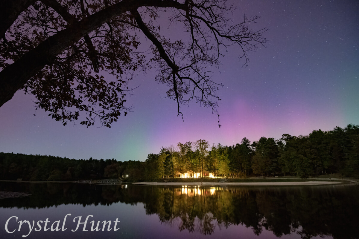 Northern Lights at Laurel Lake